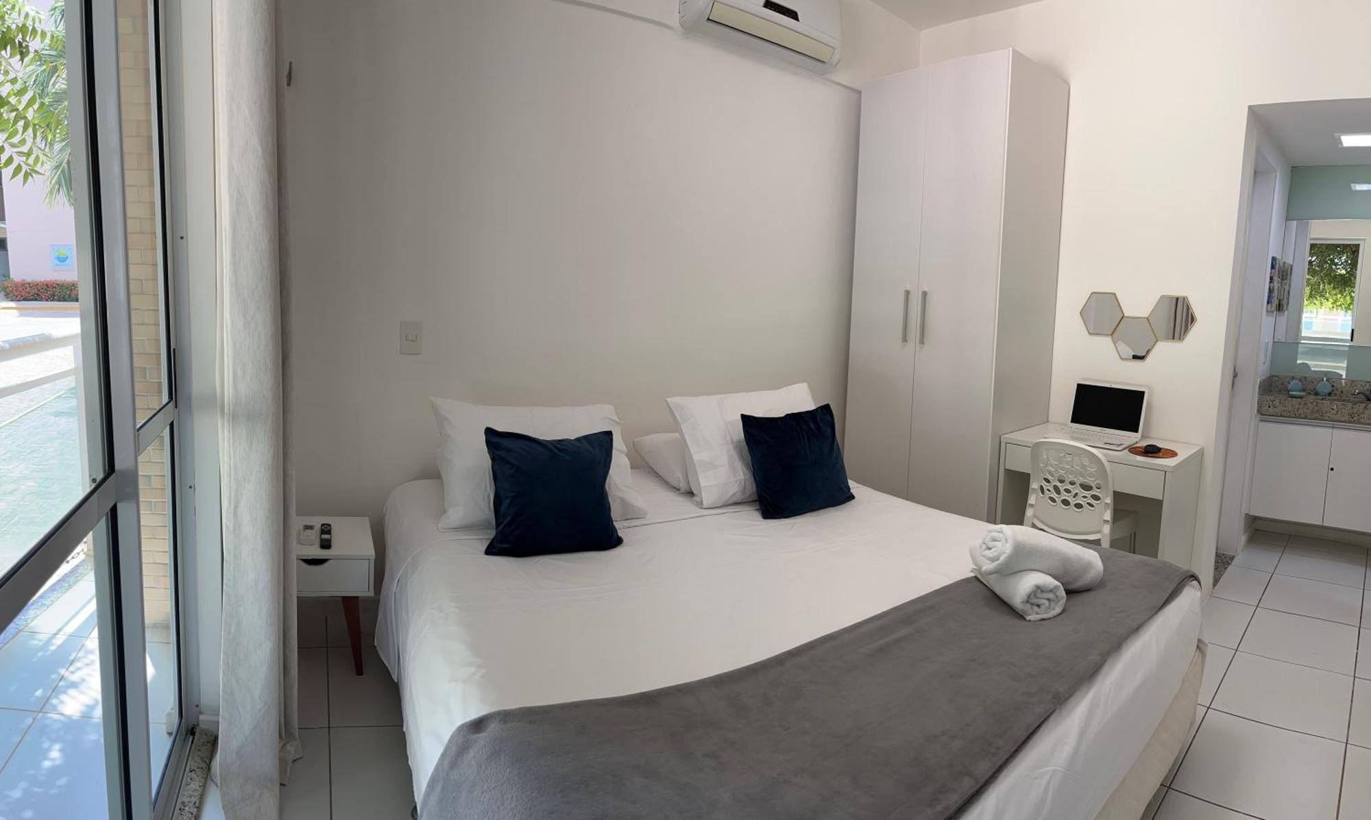 Palm Beach Porto Das Dunas, Apartamento Todo Climatizado Terreo A 350 Metros Beach Park Акуираз Екстериор снимка