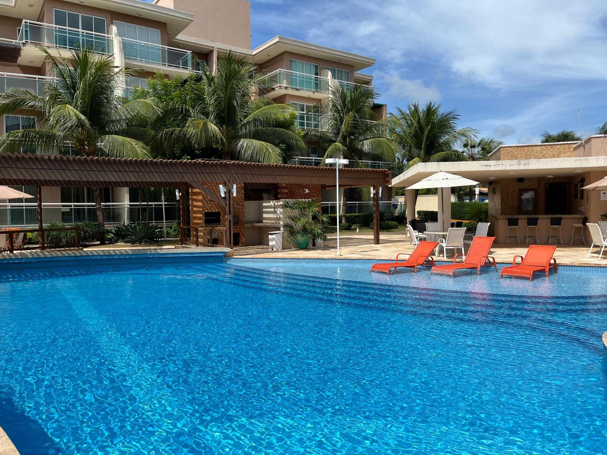 Palm Beach Porto Das Dunas, Apartamento Todo Climatizado Terreo A 350 Metros Beach Park Акуираз Екстериор снимка